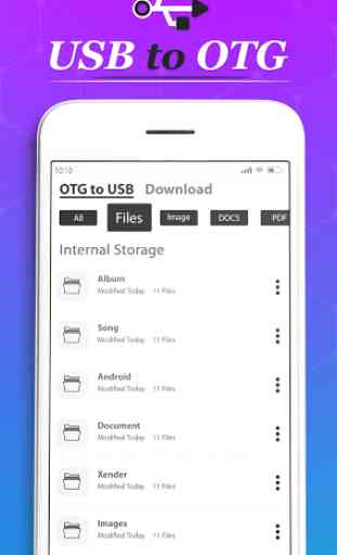 OTG USB Driver For Android : USB to OTG Converter 3
