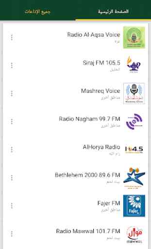 Palestine Radio Stations 1