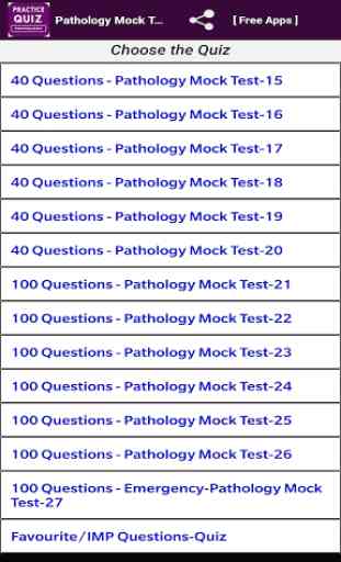 Pathology Mock Test 2