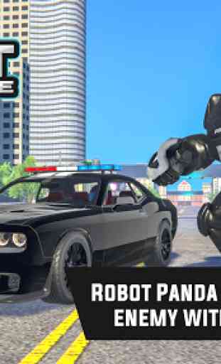 Police Panda Robot Transformation: Robot War 1