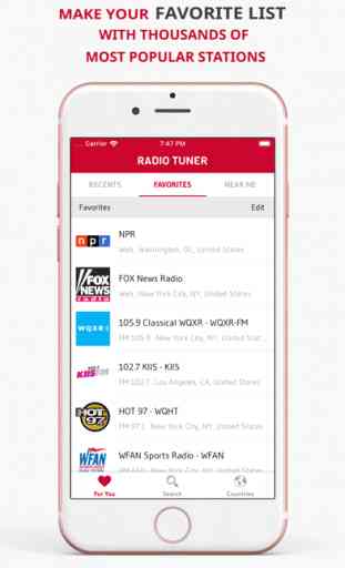 Radio Tuner - FM Radio app 3