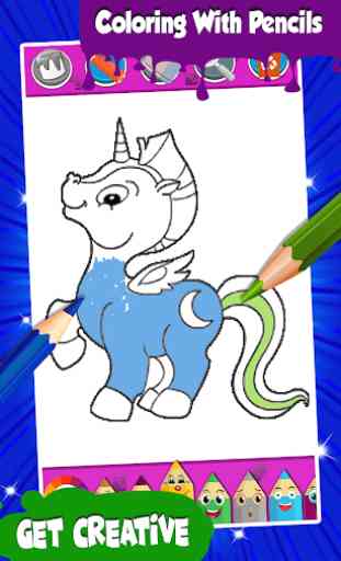 Unicorn Coloring Pages For Kids 4