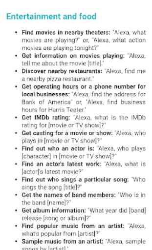 User guide for Alexa 4