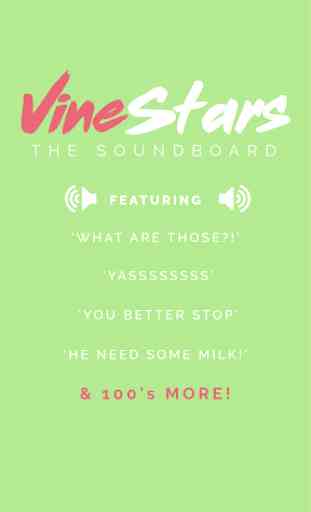 Vine Stars - The Soundboard for Vines 1