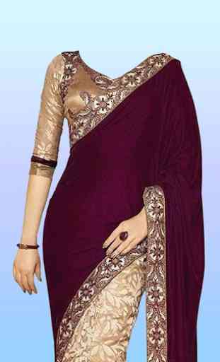 Women Saree Photo Suit : Women Saree Photo Editor 1
