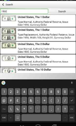 Banknotes of USA 1