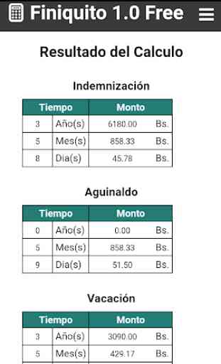 Calculo Indemnización Finiquito 1.0 Bolivia 4