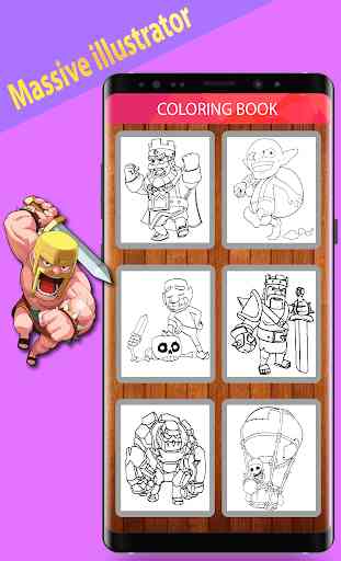 Coloring Book For Royale Clash 3