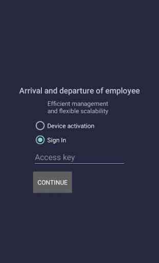 Employee arrival and departure 2