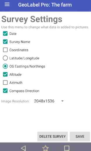 GeoLabel - GPS Photo Surveys for Android 4