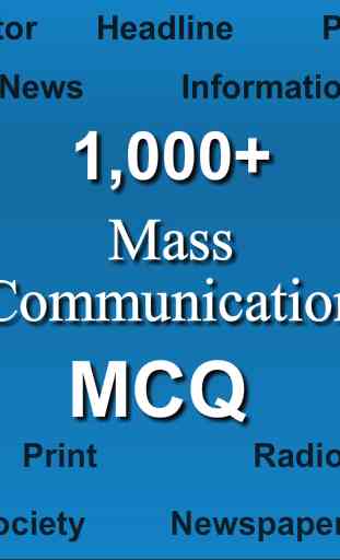 Mass Communication MCQ 1