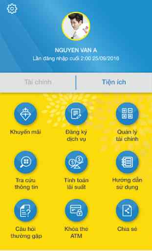 Nam A Bank Mobile Banking 3