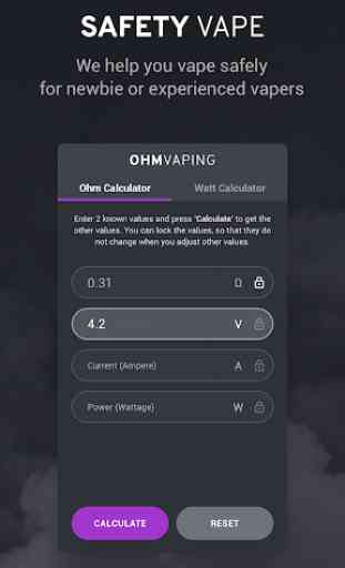 OHMVaping - Calculate your vape 2