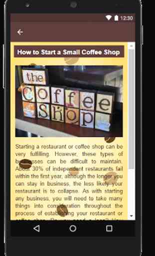Open a Small Coffee Shop 2