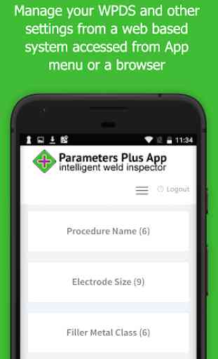 Parameters Plus - Welding Inspection App 3