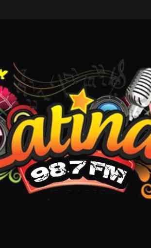 Radio Latina La Caliente 98.7 FM 1