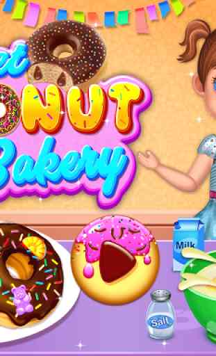 Sweet Donuts Bakery - Donut Maker Cooking Game 1