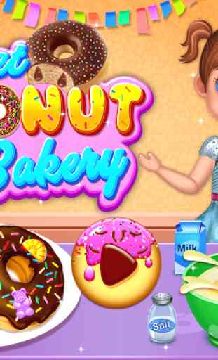 Sweet Donuts Bakery - Donut Maker Cooking Game 4