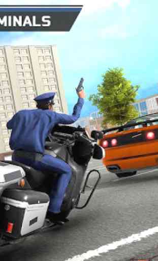 US Police Cop Pursuit Gangster Criminal Bike Chase 2