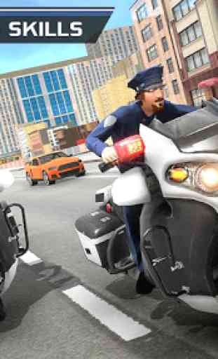 US Police Cop Pursuit Gangster Criminal Bike Chase 4