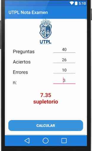UTPL Score Calculator 2