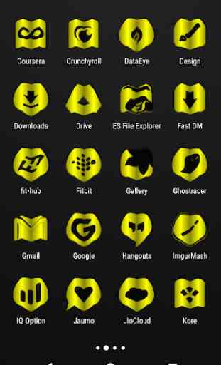 Yellow Fold Icon Pack ✨Free✨ 3