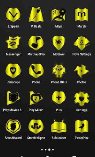 Yellow Fold Icon Pack ✨Free✨ 4