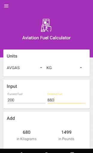 2P Aviation Fuel Calculator 1