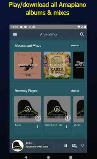 AMAPIANO 2020: Free Music Player & MP3 Downloads 2