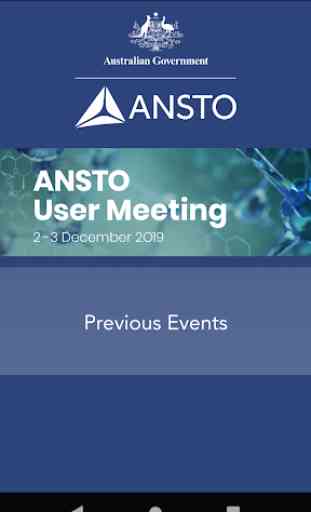 ANSTO Conference Portal 1