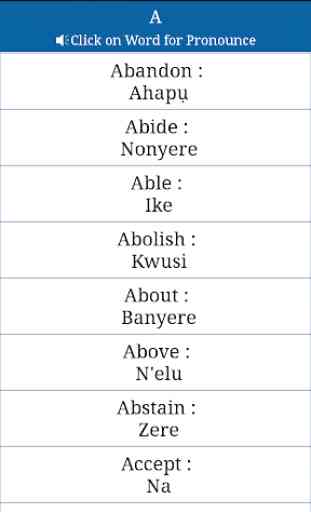 Common Words English to Igbo 2