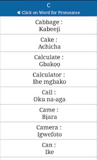 Common Words English to Igbo 3