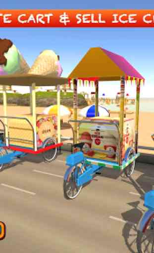 Crazy Ice Cream Cart - Summer Beach Frozen Food 4