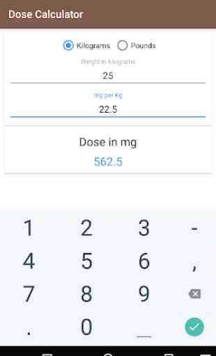 Dose Calculator 2