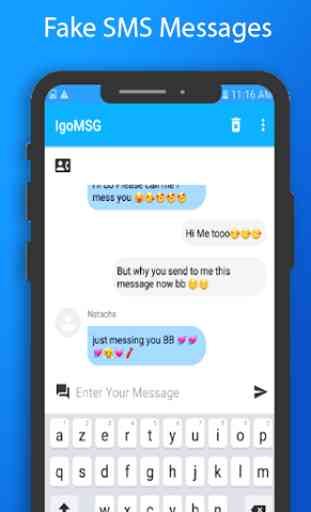 Fake SMS et Messages Conversation Prank - IgoMsg 2