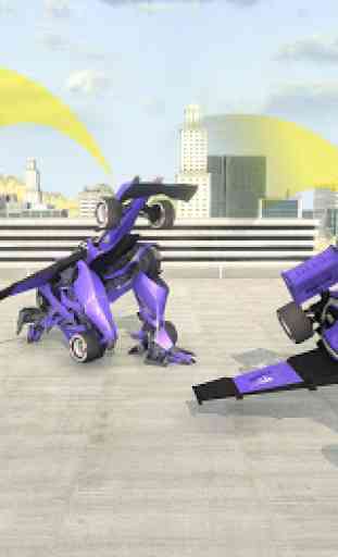 Flying Formula Car Robot Transforming: Robot Wars 3