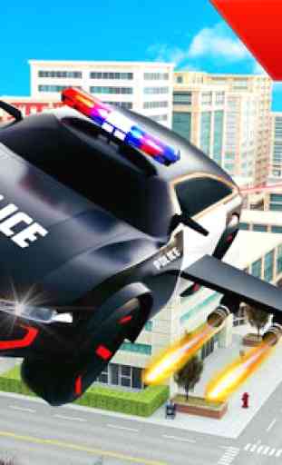 Flying Police SUV Car Transform Robot Game 1