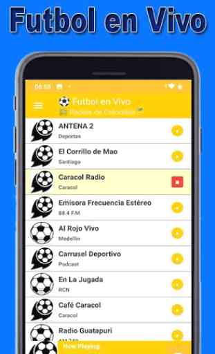 Futbol en Vivo | Radios de Colombia 3