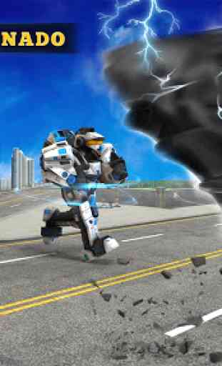Futuristic Tornado Robot:Transformation Robot Wars 2