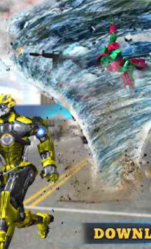 Futuristic Tornado Robot:Transformation Robot Wars 4