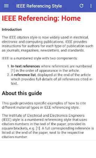 IEEE Reference Style Guide 1