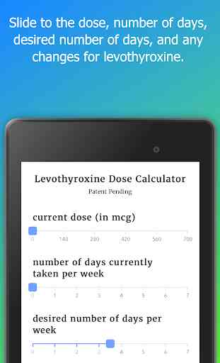 Levothyroxine Dose Calculator 3
