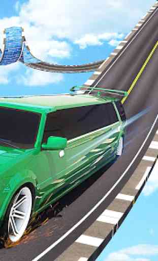 Limousine Climb Stunts Fun: Turbo Car Racing Games 4