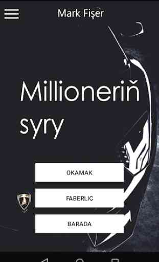 Millioneriň syry (Türkmen dilinde) 1