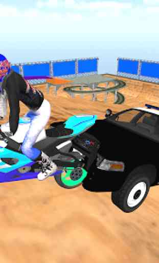 motorcycle escape simulator - police chase racing 4