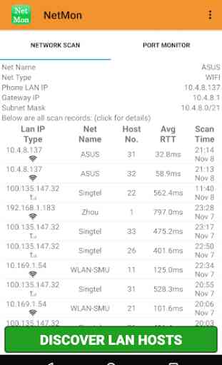 NetMon: Network Scanner & Port Monitor (3/4G/WiFi) 1