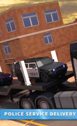 Police Car Transport Cargo Truck Simulator 2