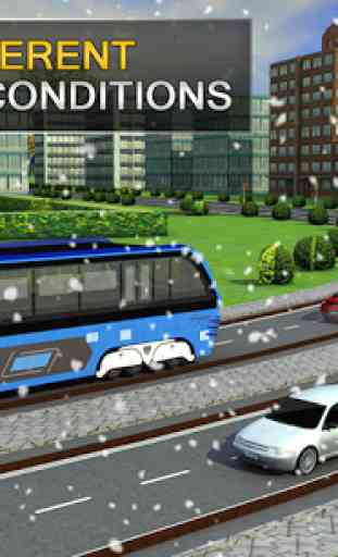 Real Elevated Bus Simulator 3D 4