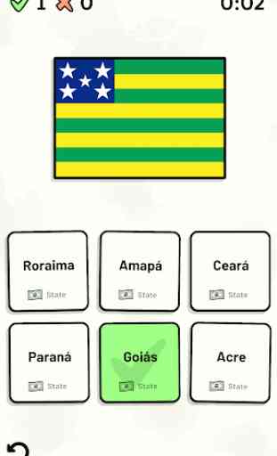 States of Brazil Quiz - Maps, Flags, Capitals 2