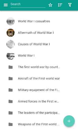 The first world war 1